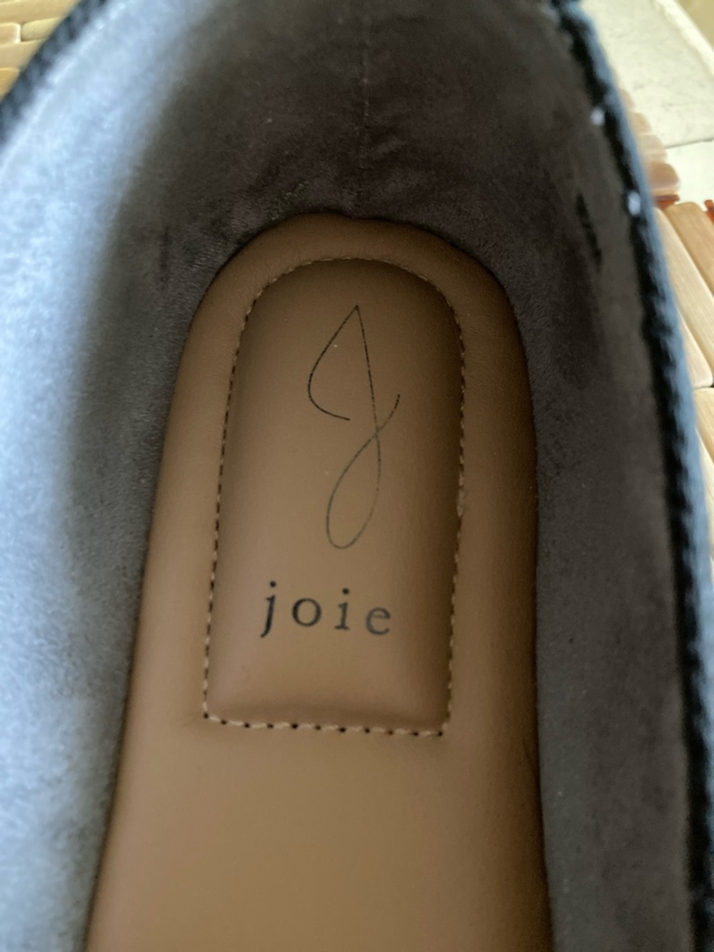 Joie Black "Dara" Canvas Espadrille Flats - Picture 2 of 7